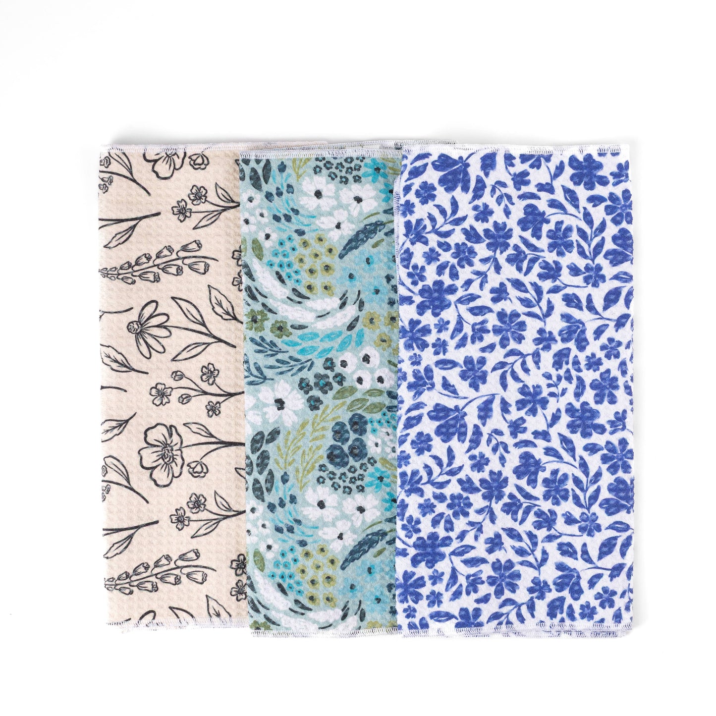Winter Tones Microfiber Kitchen Towels, Set of 3
