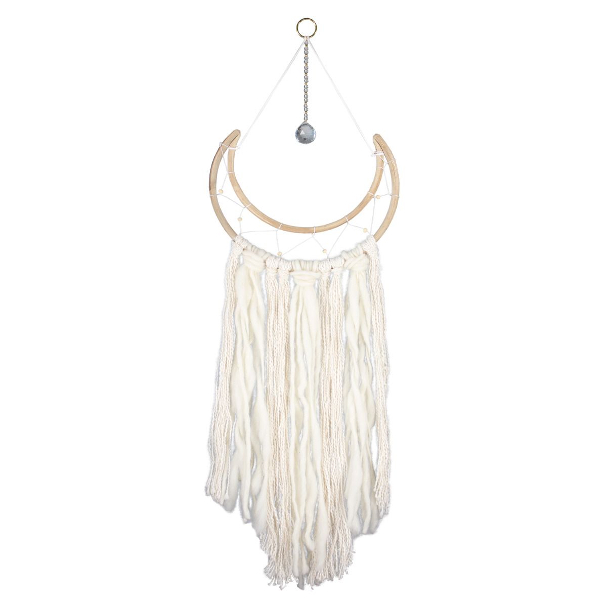 Wool Crescent Large Wall Decor