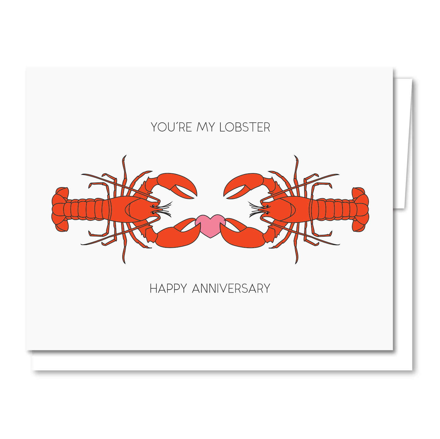 You're My Lobster Anniversary Card