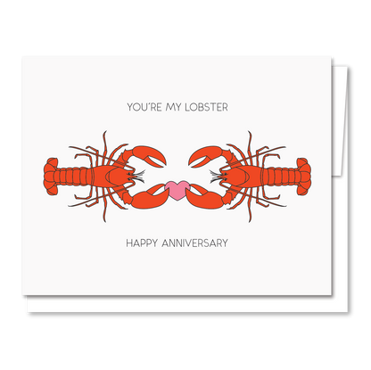 You're My Lobster Anniversary Card