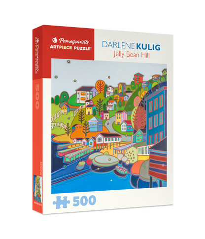 Darlene Kulig: Jelly Bean Hill Jigsaw Puzzle - 500pc
