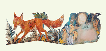 Three Fold Fox Die-Cut Card
