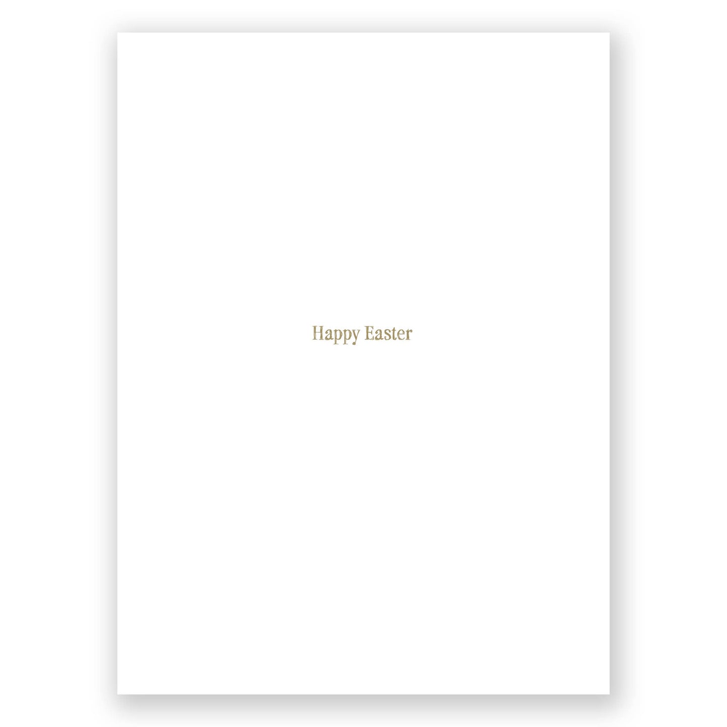 Chick in Bunny Suit Easter Card