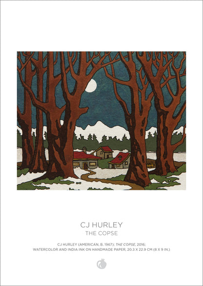 CJ Hurley: Snowy Cabins 120 Piece Double-Sided Puzzle Set