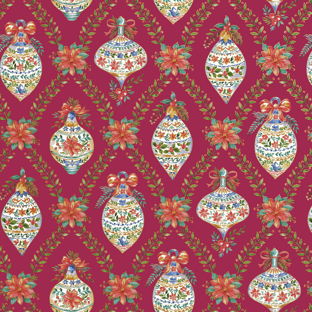Ornamental Jumbo Gift Wrap Paper, 2 Rolls