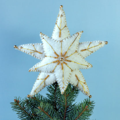 Felted Star Tree Topper