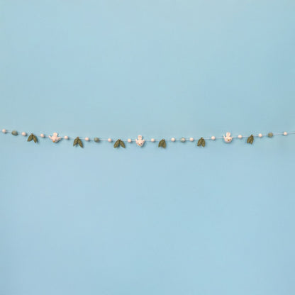 Peace Dove Felted Garland