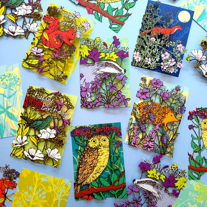 Owl Birthday Card