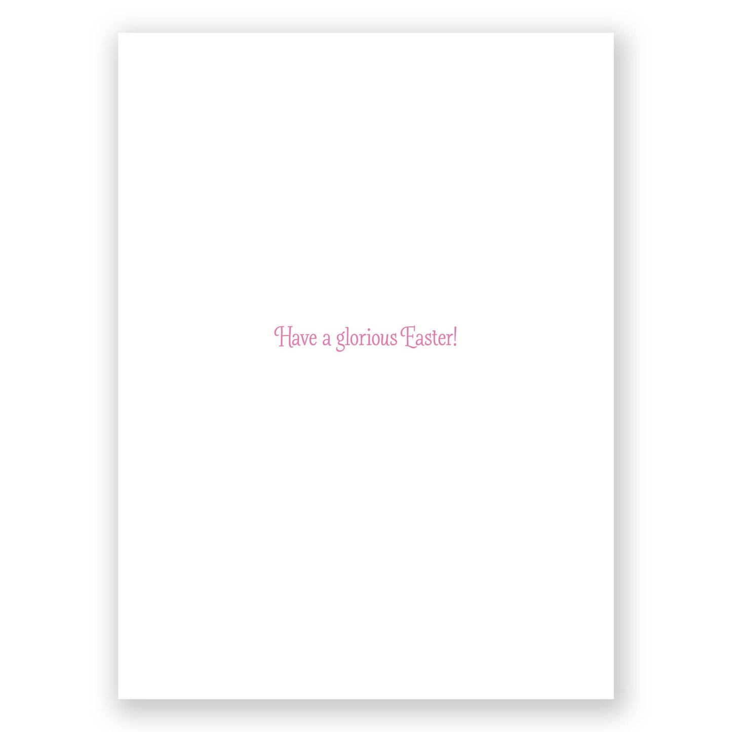 Glorious Bonnet Easter Card