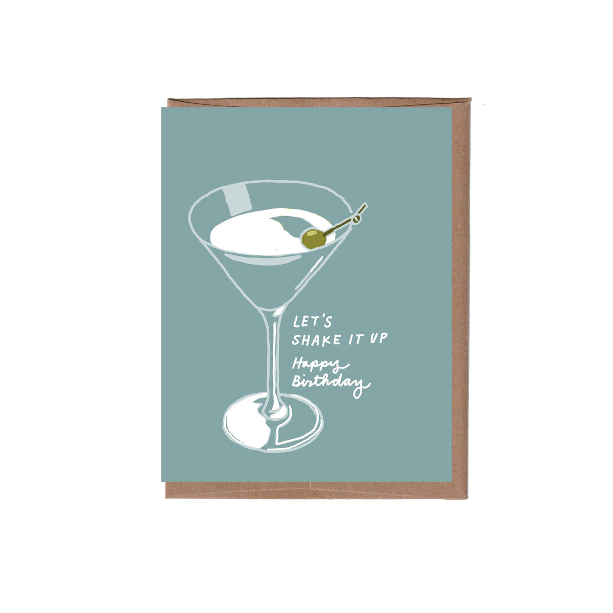 Scratch & Sniff Martini Birthday Card