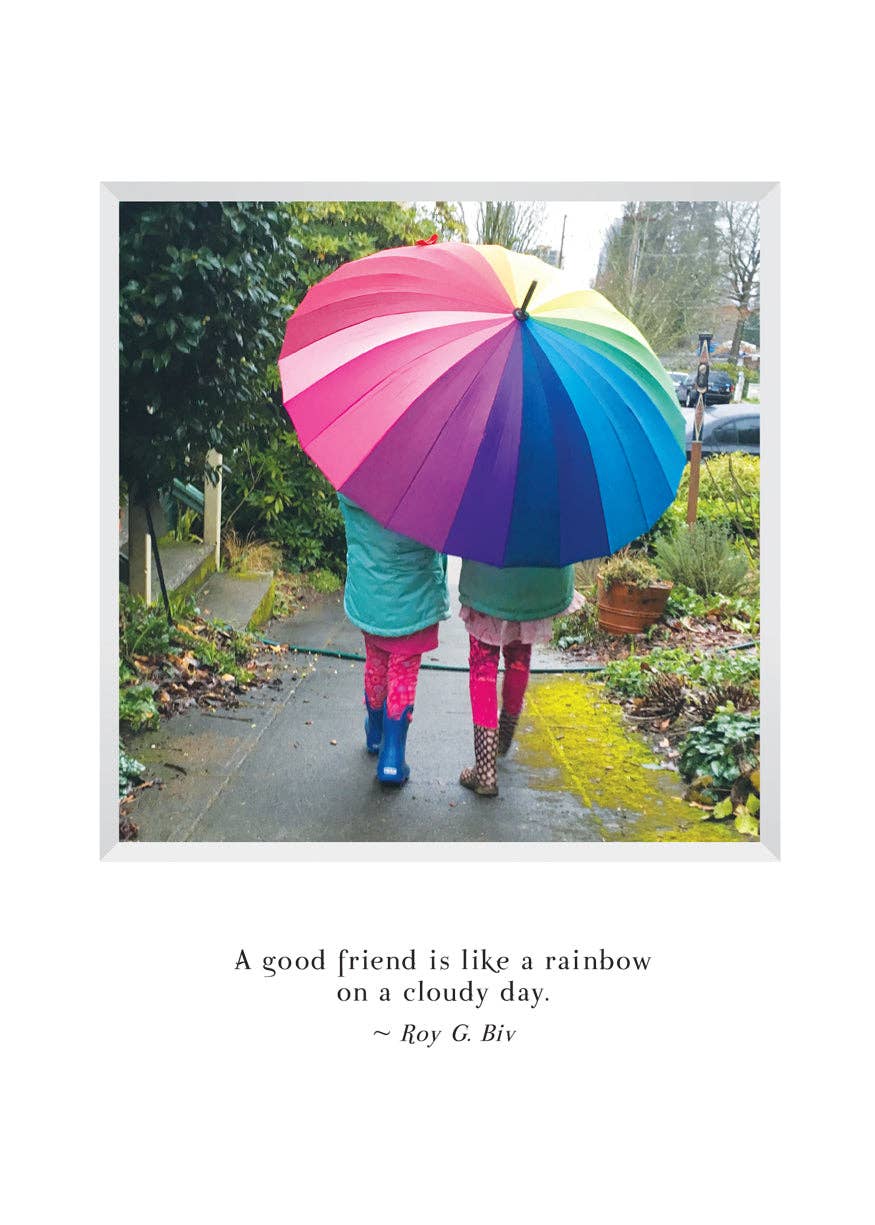 Share My Umbrella Birthday Card & Bookmark