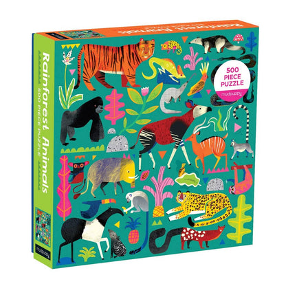 Rainforest Animals 500 Piece Family Puzzle