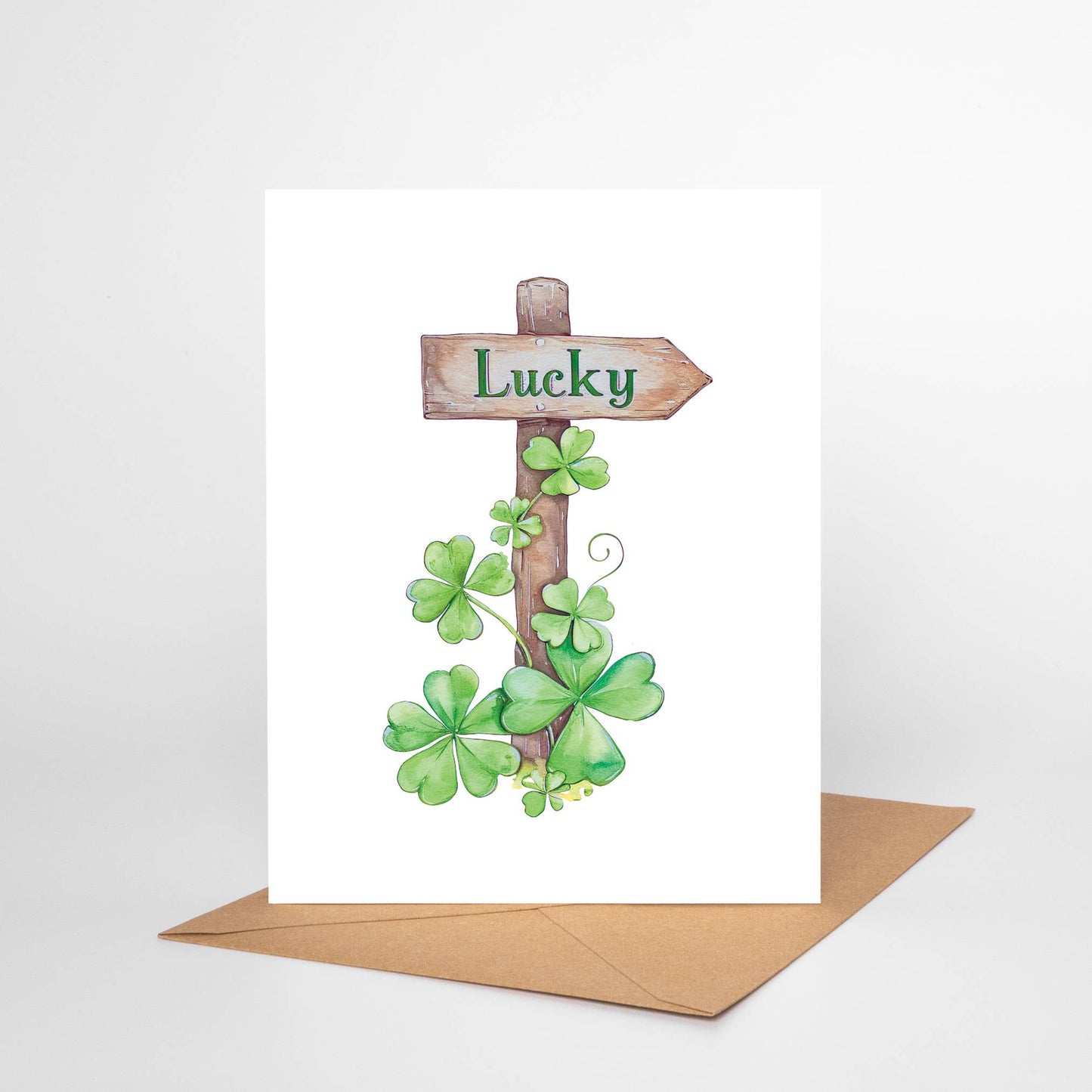 Lucky Sign St. Patrick's Day Card