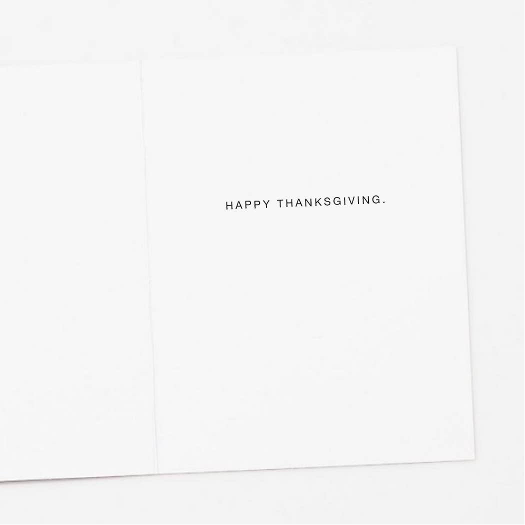 Turkey Strike Thanksgiving Card