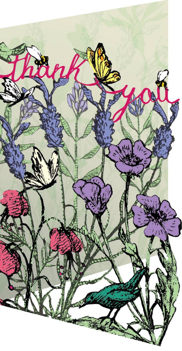 Garden Delights Thank You Card