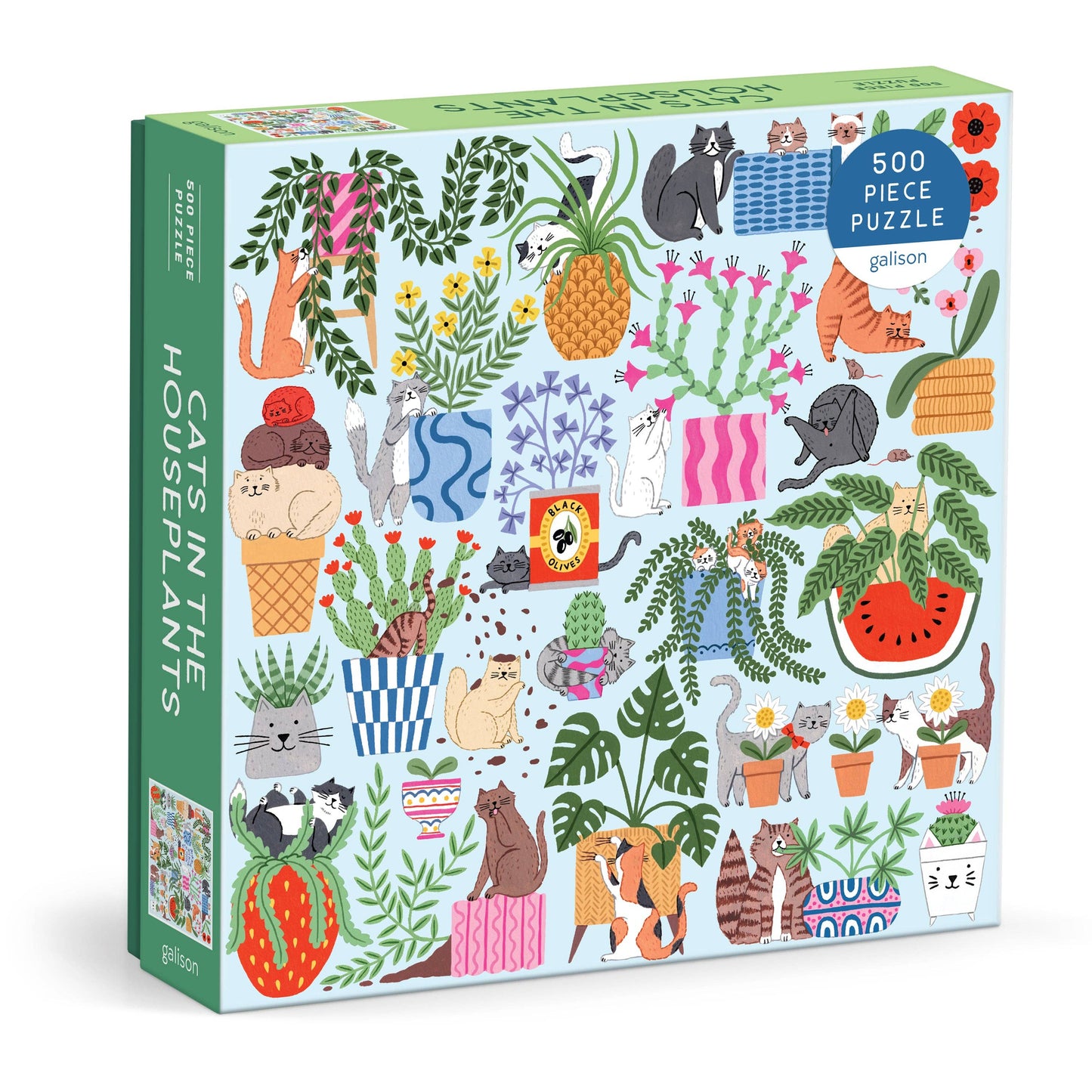 Cats in the Houseplants Puzzle - 500pc