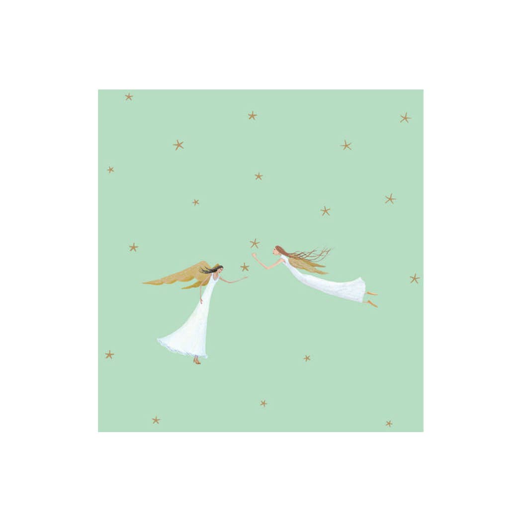 Angel Trees Advent Calendar Card