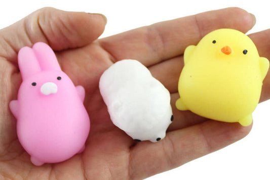 Easter Mochi Squishy Animals, Set of 3