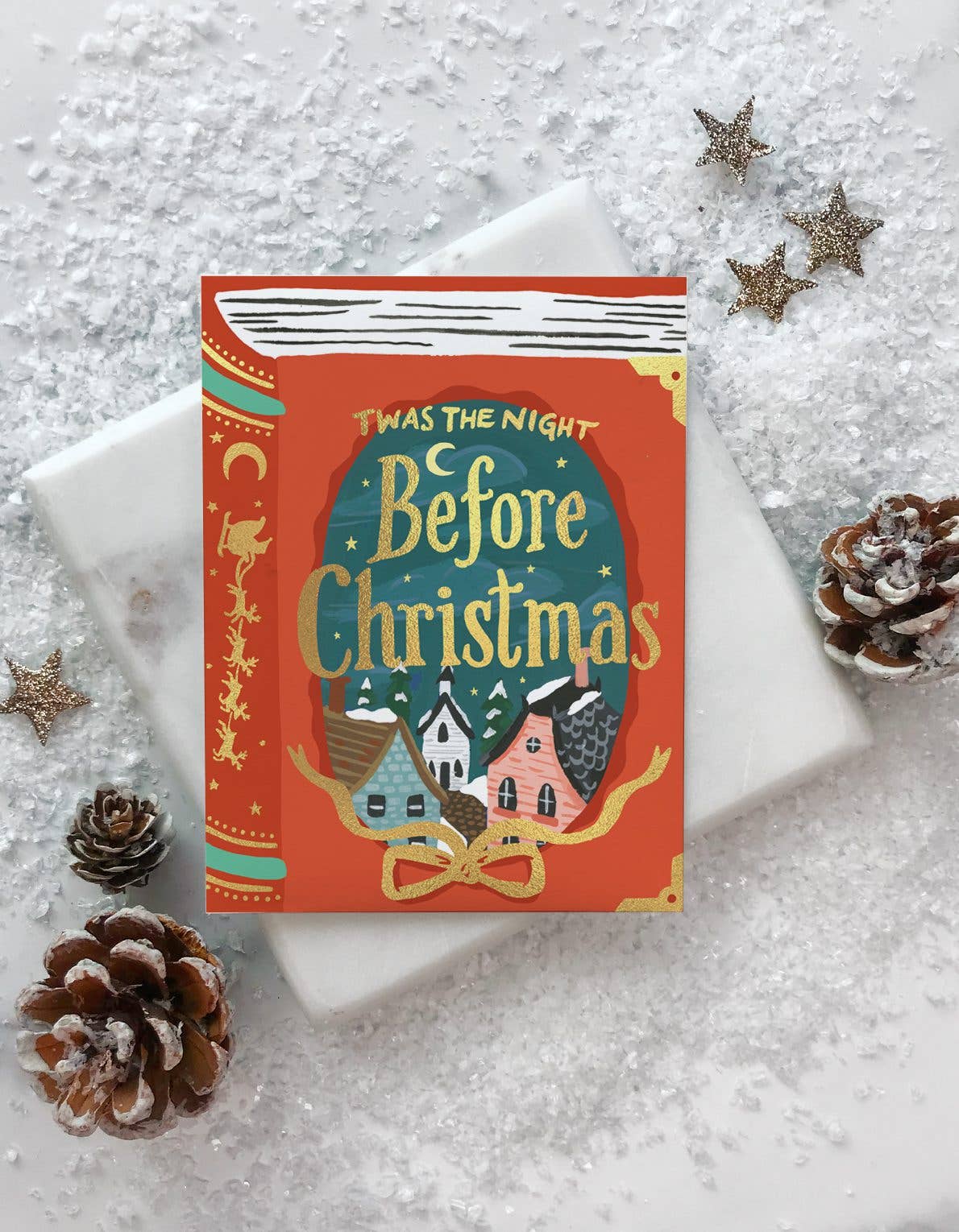 Christmas Book Holiday Card