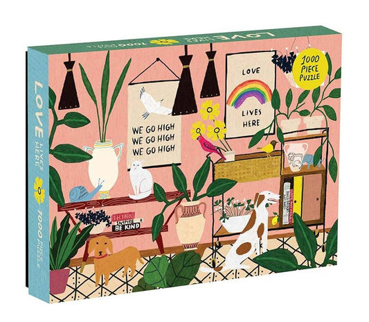Anne Bentley Love Lives Here 1000 Piece Puzzle