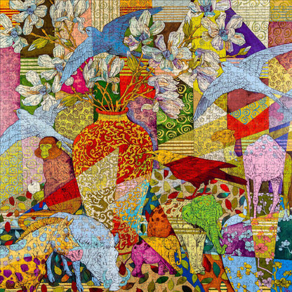 Grant Leier: Quilt Jigsaw Puzzle - 1000pc
