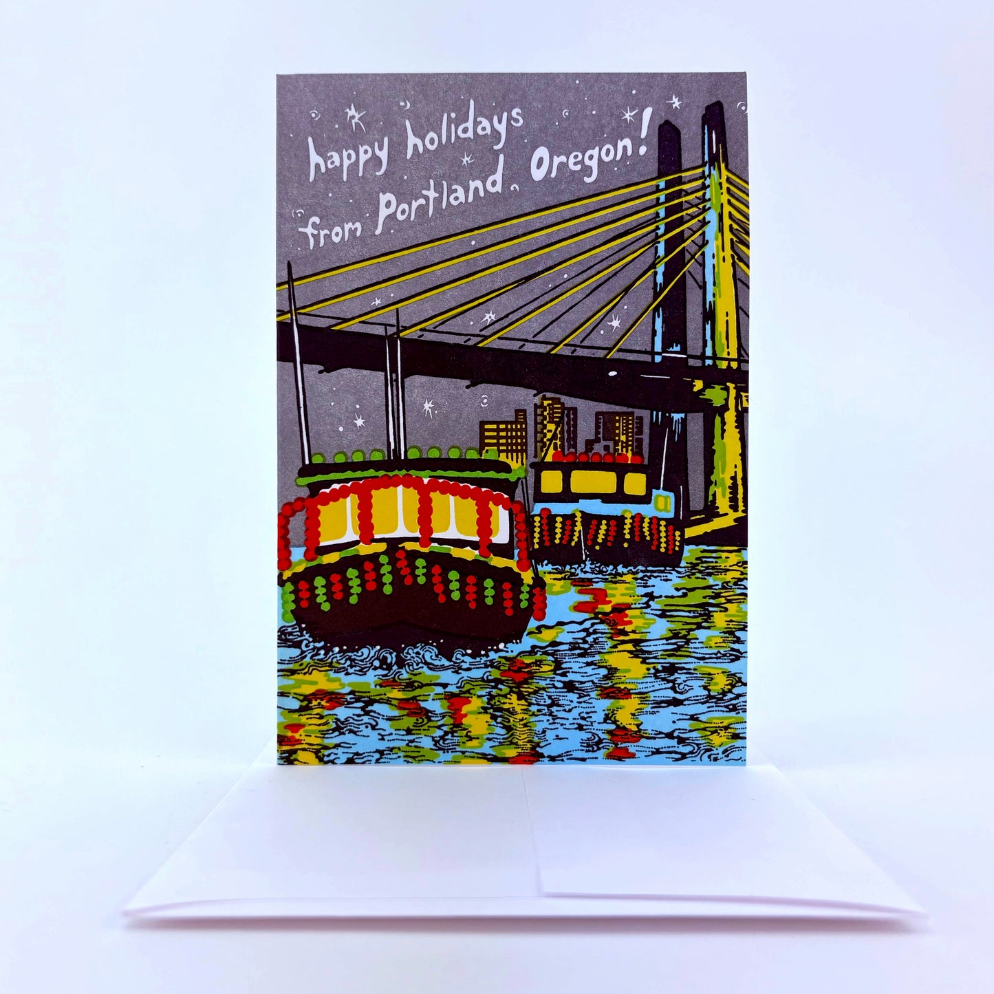 From Portland, Oregon! Boxed Holiday Cards