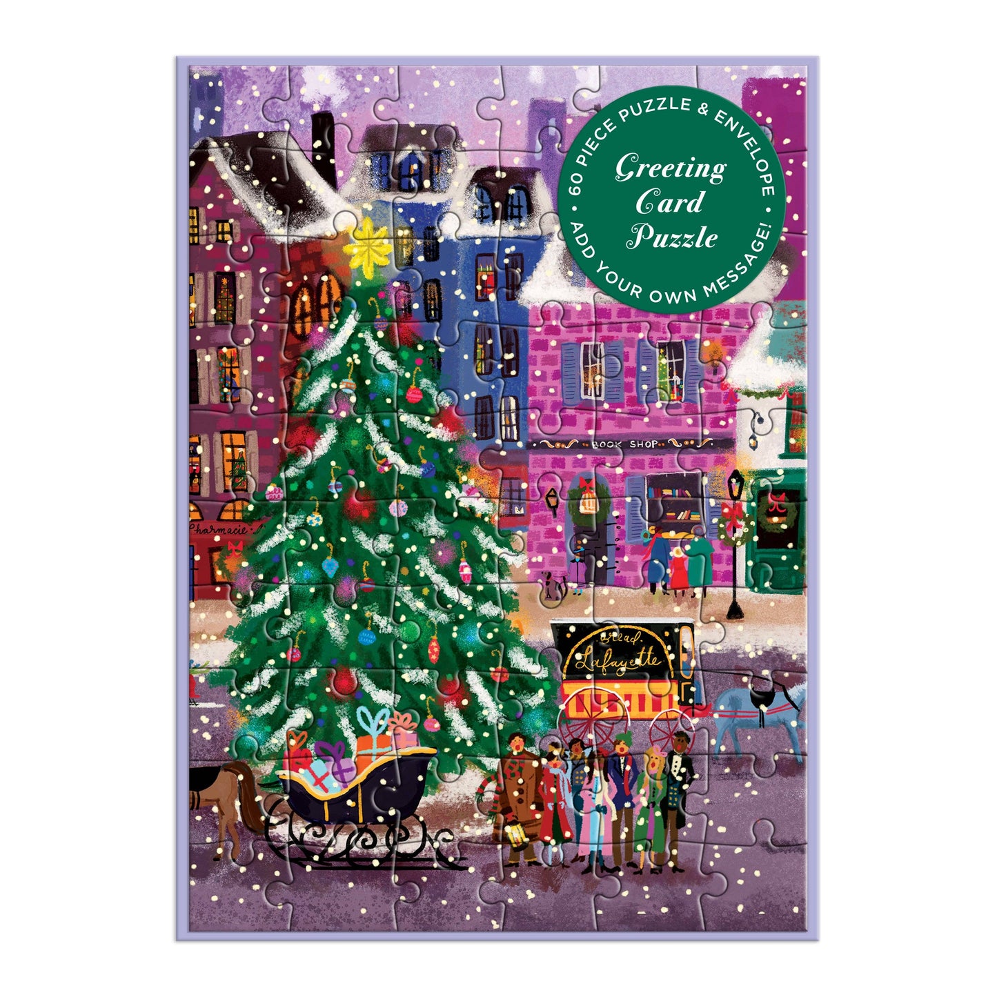 Joy Laforme: Christmas Square Greeting Card Puzzle