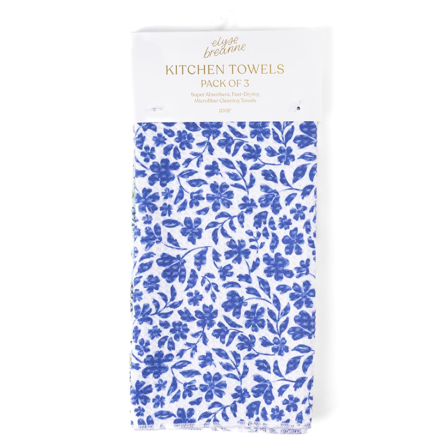 Winter Tones Microfiber Kitchen Towels, Set of 3