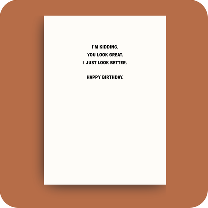 You've Aged Birthday Card