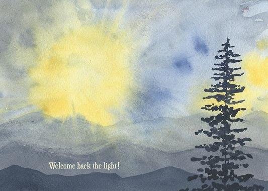 Picicci Winter Sunburst Solstice Card