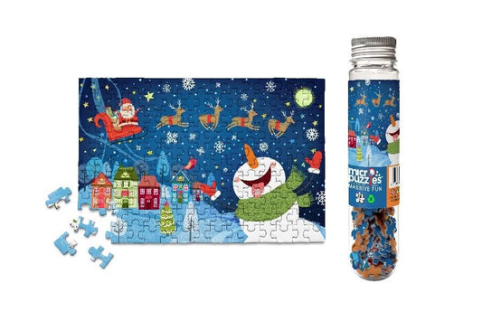 Here Comes Santa Holiday 150 Piece Micro Puzzle