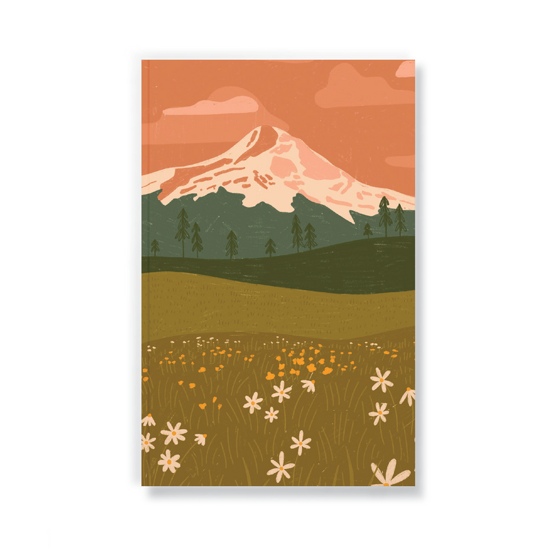 Rosy Mountain Soft Touch Classic Layflat Journal – Allport Editions