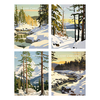 Winter Landscapes Assorted Holiday Boxed Cards