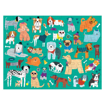 Cats & Dogs Double-Sided Puzzle - 100pc