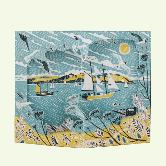 Tall Ships Standing Die-Cut Card