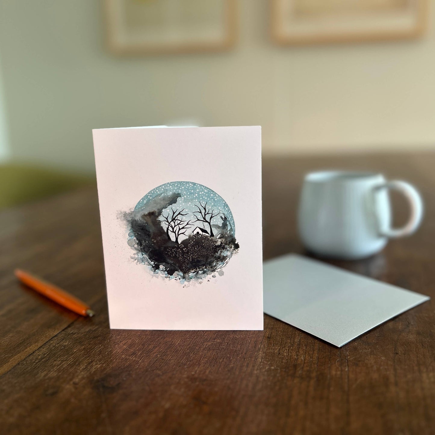 Staying Put Blank Card