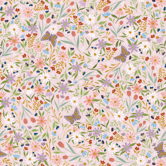 Delicate Floral Wrapping Paper, 2 Rolls
