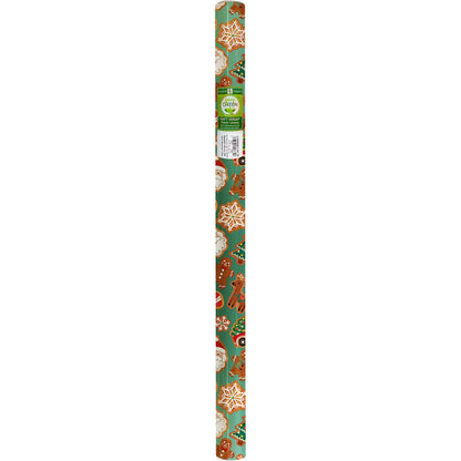 Christmas Cookies Jumbo Gift Wrap Paper, 2 Rolls