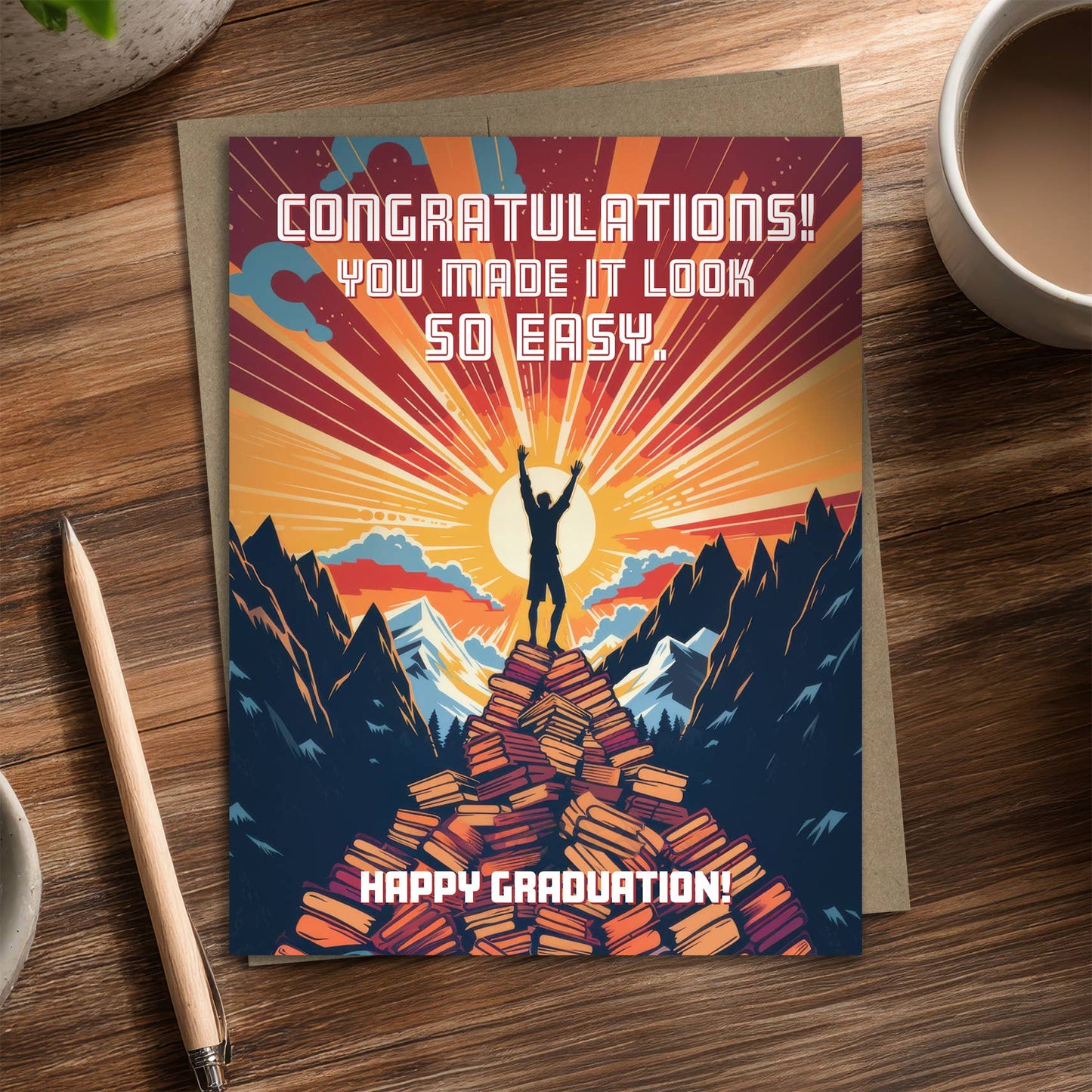 Made It Look Easy Graduation Card