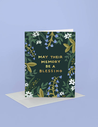 Memory Blessing Sympathy Card
