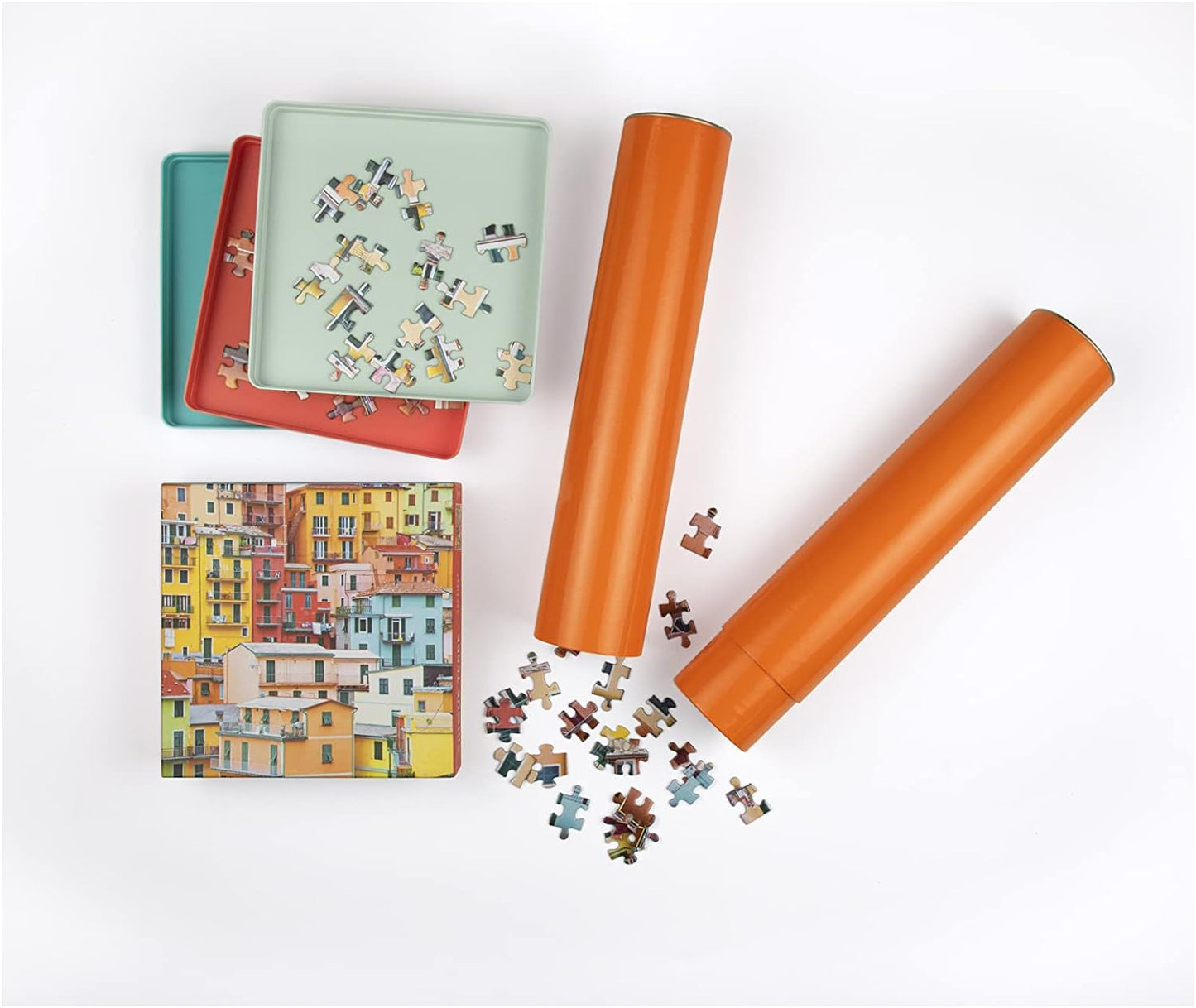 Stackable Puzzle Piece Trays – Allport Editions