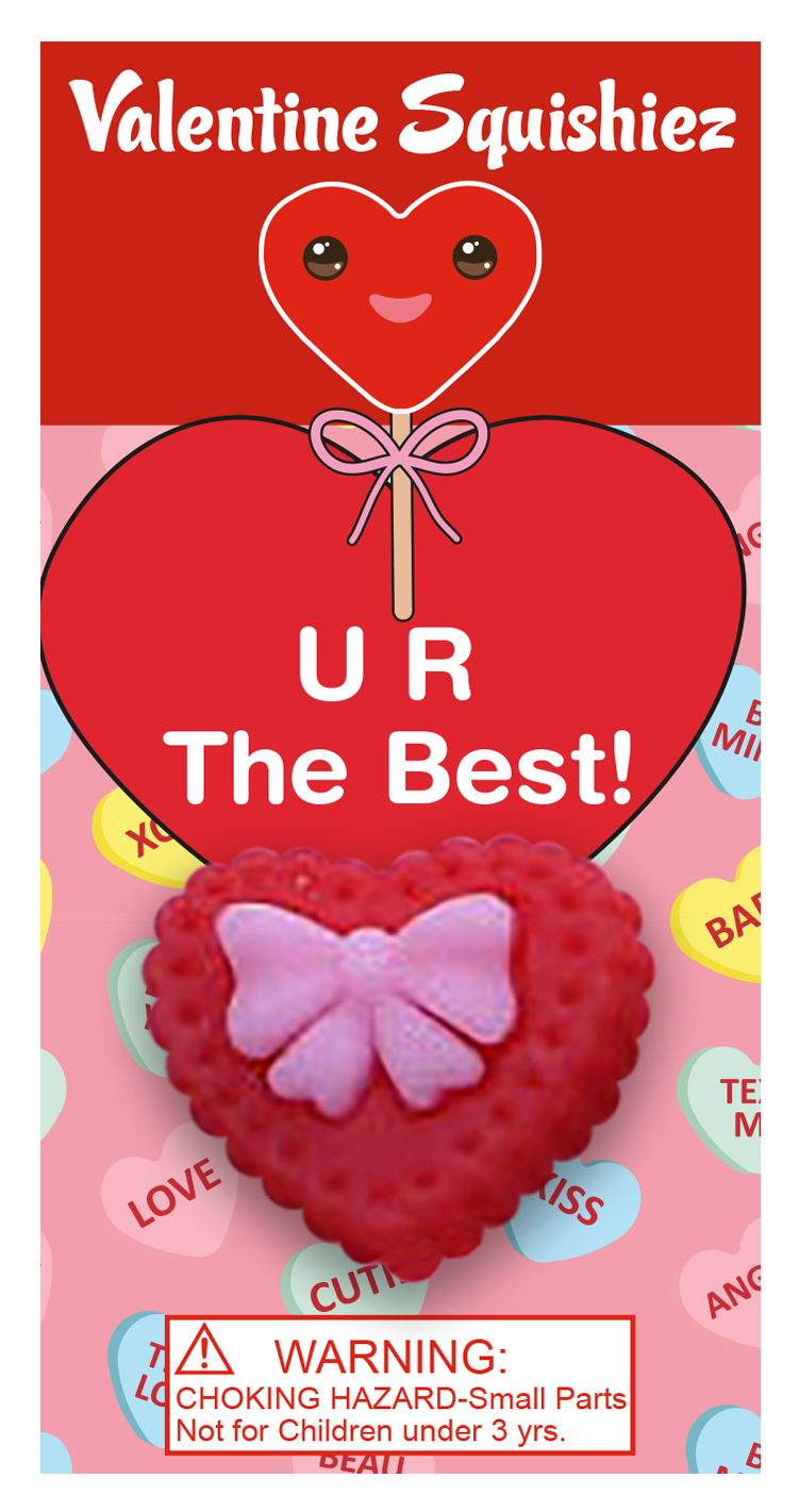 Super Squishy Valentine Squishiez Fidget Toy