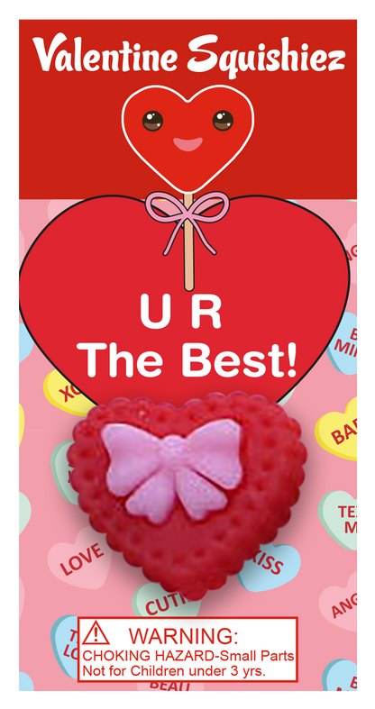 Super Squishy Valentine Squishiez Fidget Toy