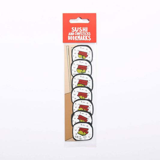 Sushi and Chopsticks Bookmark (it's die cut!)