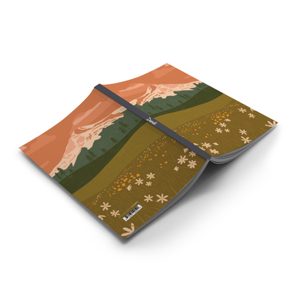 Rosy Mountain Soft Touch Classic Layflat Journal