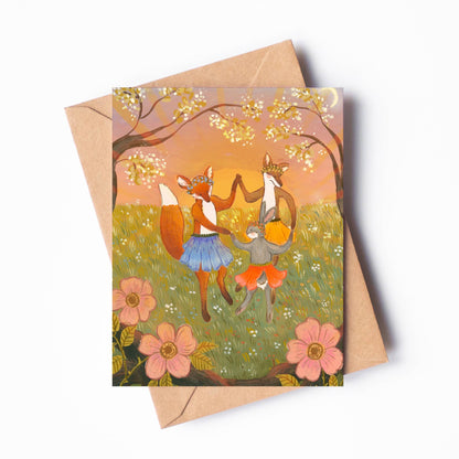 Spring Equinox Blank Card