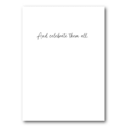 Count the Memories Anniversary Card
