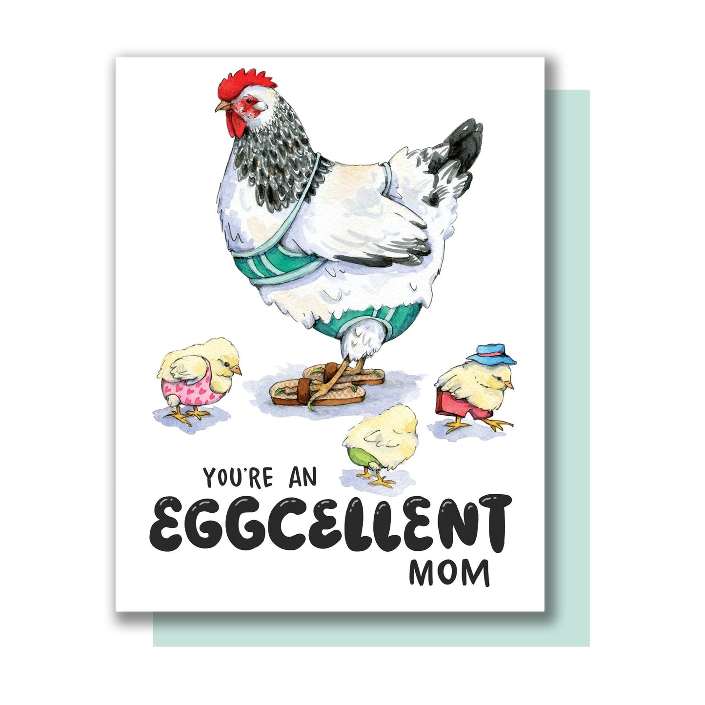 You're An Eggcellent Mom Mother's Day Card