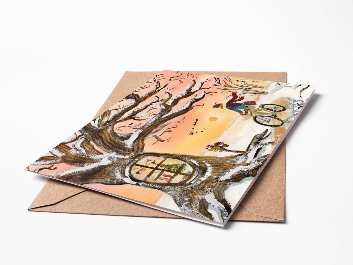 The Acorn Post Blank Card