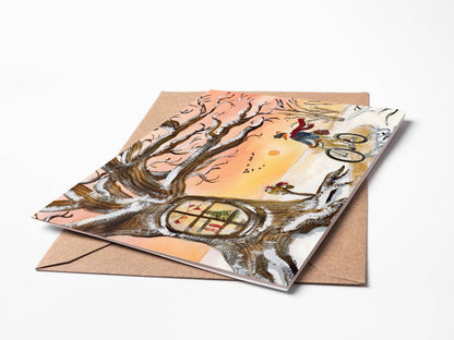 The Acorn Post Blank Card
